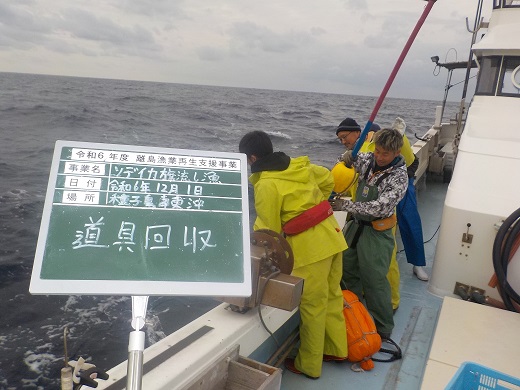 ソデイカ旗流し試験操業②